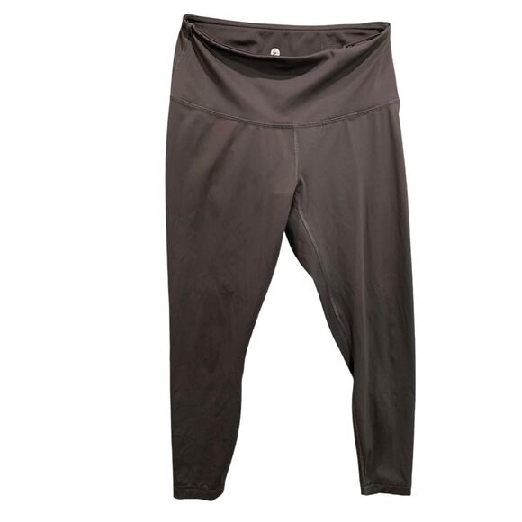 Small 90 Degree by Reflex Womens Black Activewear Leggings Crop - Picture 2 of 6